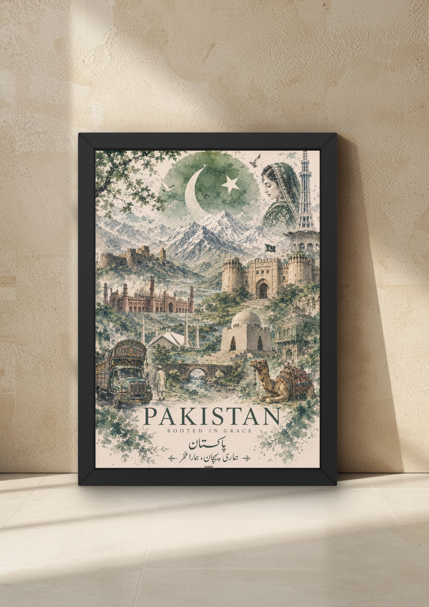 Pakistani Zindabad Wall Art