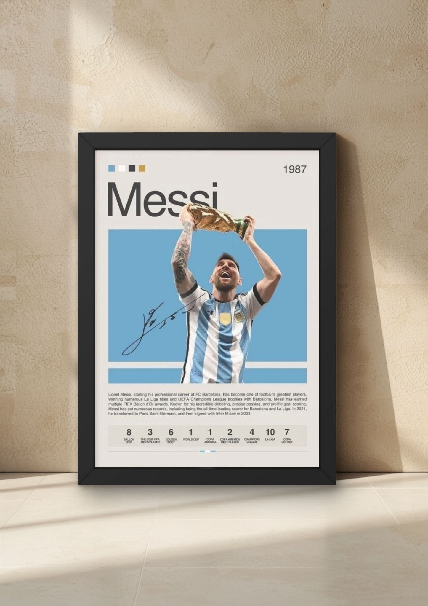 MESSI Wall Frame