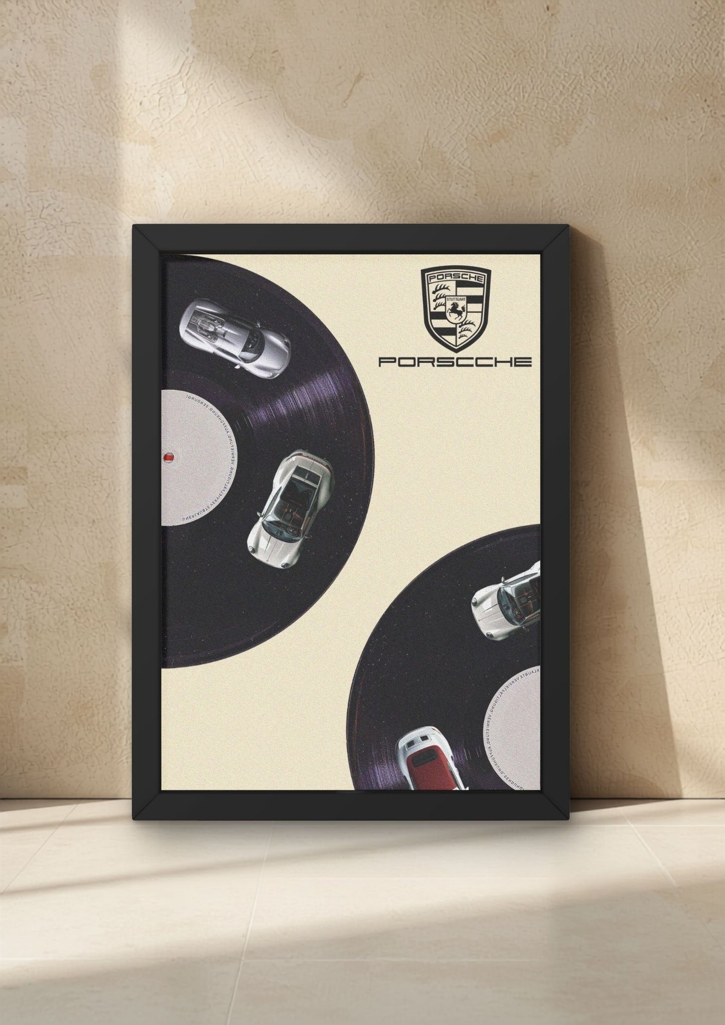 ‘Retro Porsche’ Wall Frame