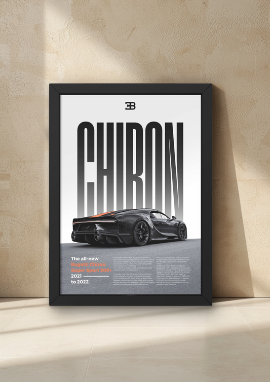Bugatti Chiron vol.2 Wall Poster