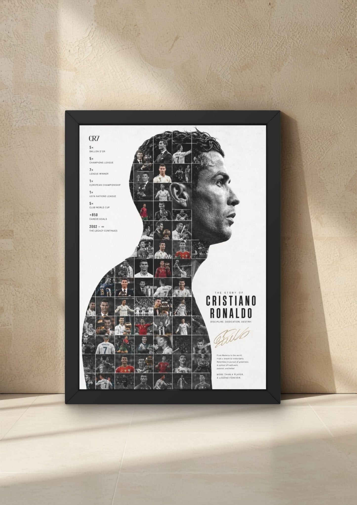 Cristiano Ronaldo Wall Frame