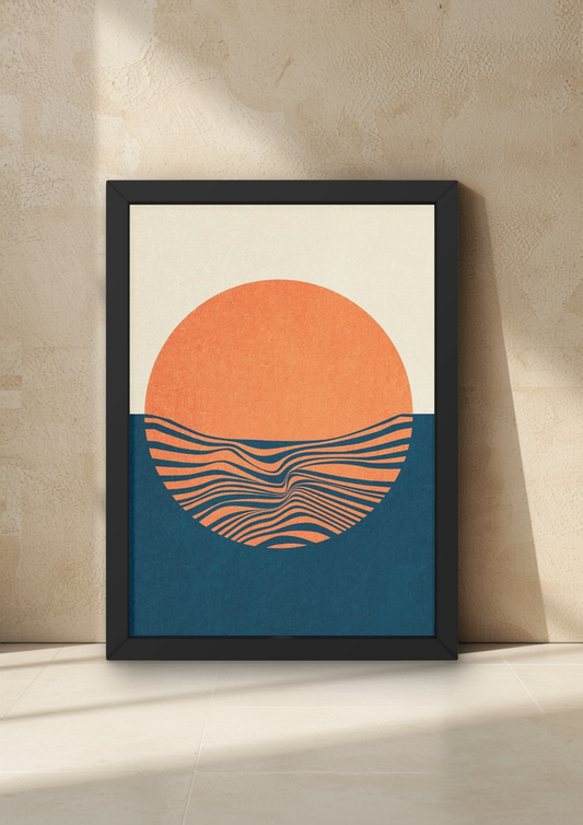 Rising Sun Wall Frame