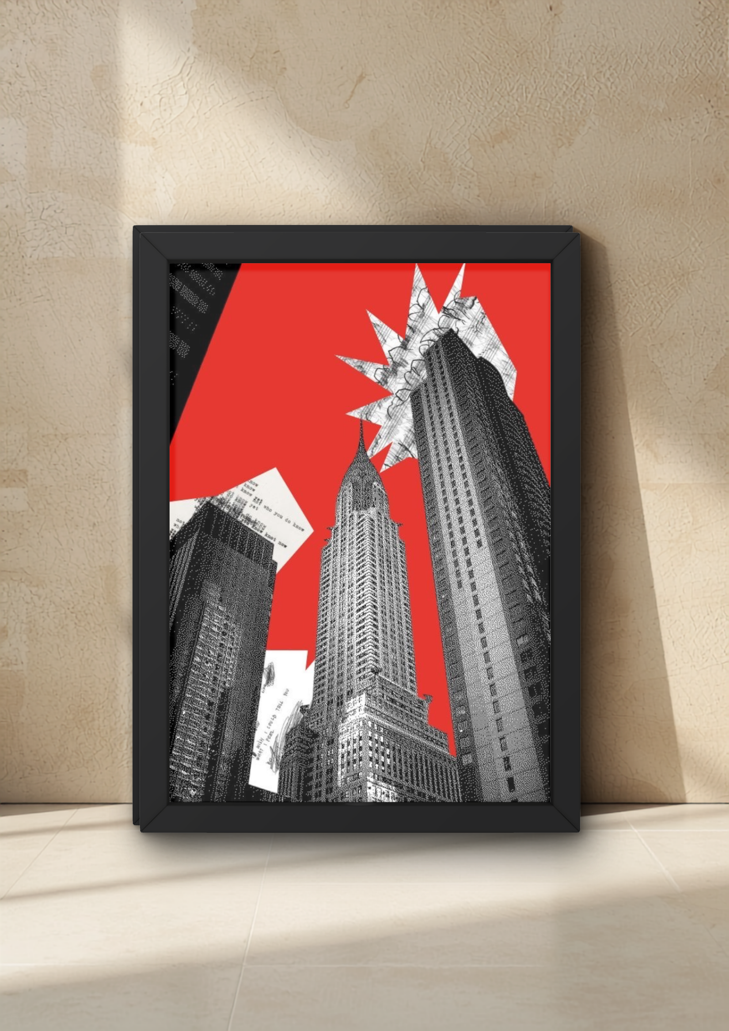 Explosion Abstract Wall Frame