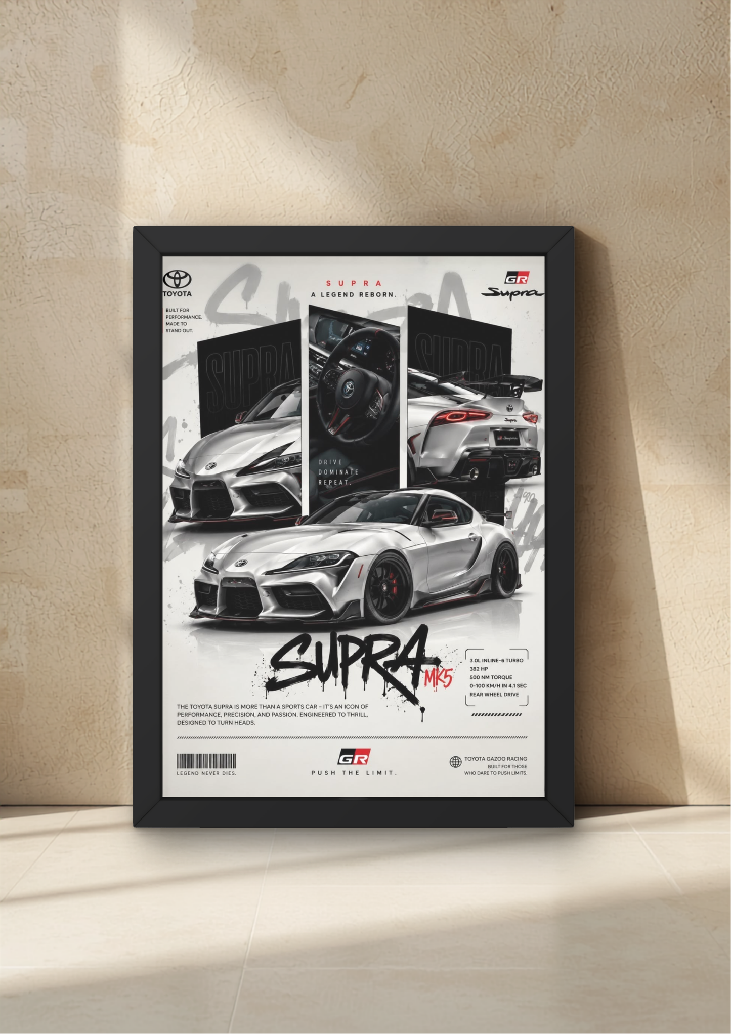 Supra Mk5 Wall Poster
