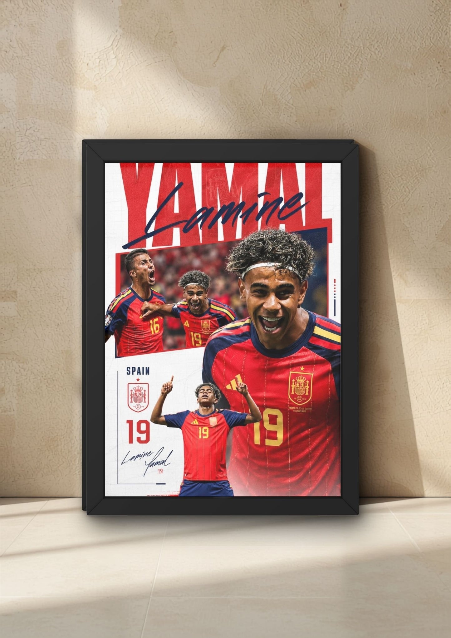 Lamine Yamal Wall Frame