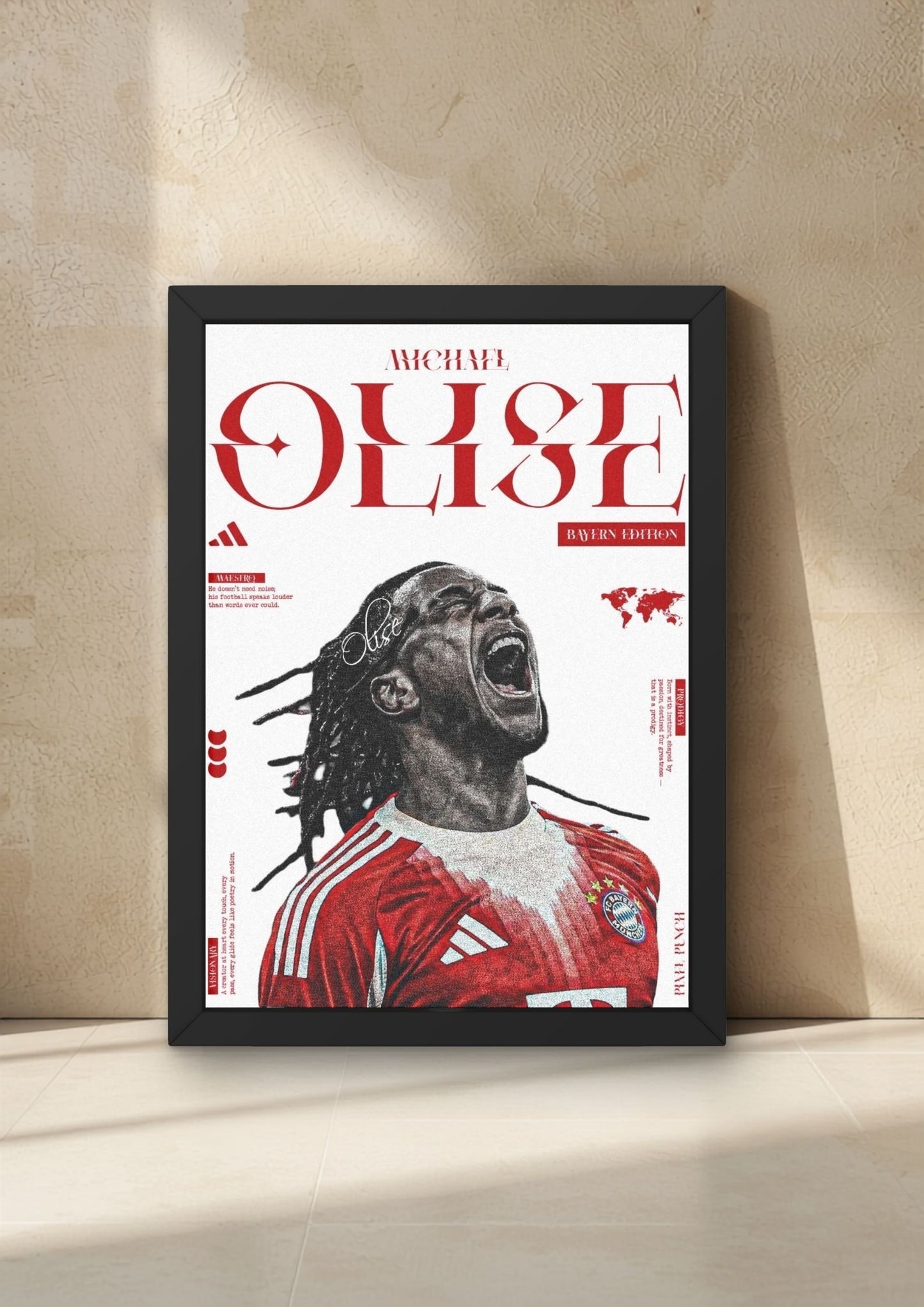 Michael Olise Wall Frame