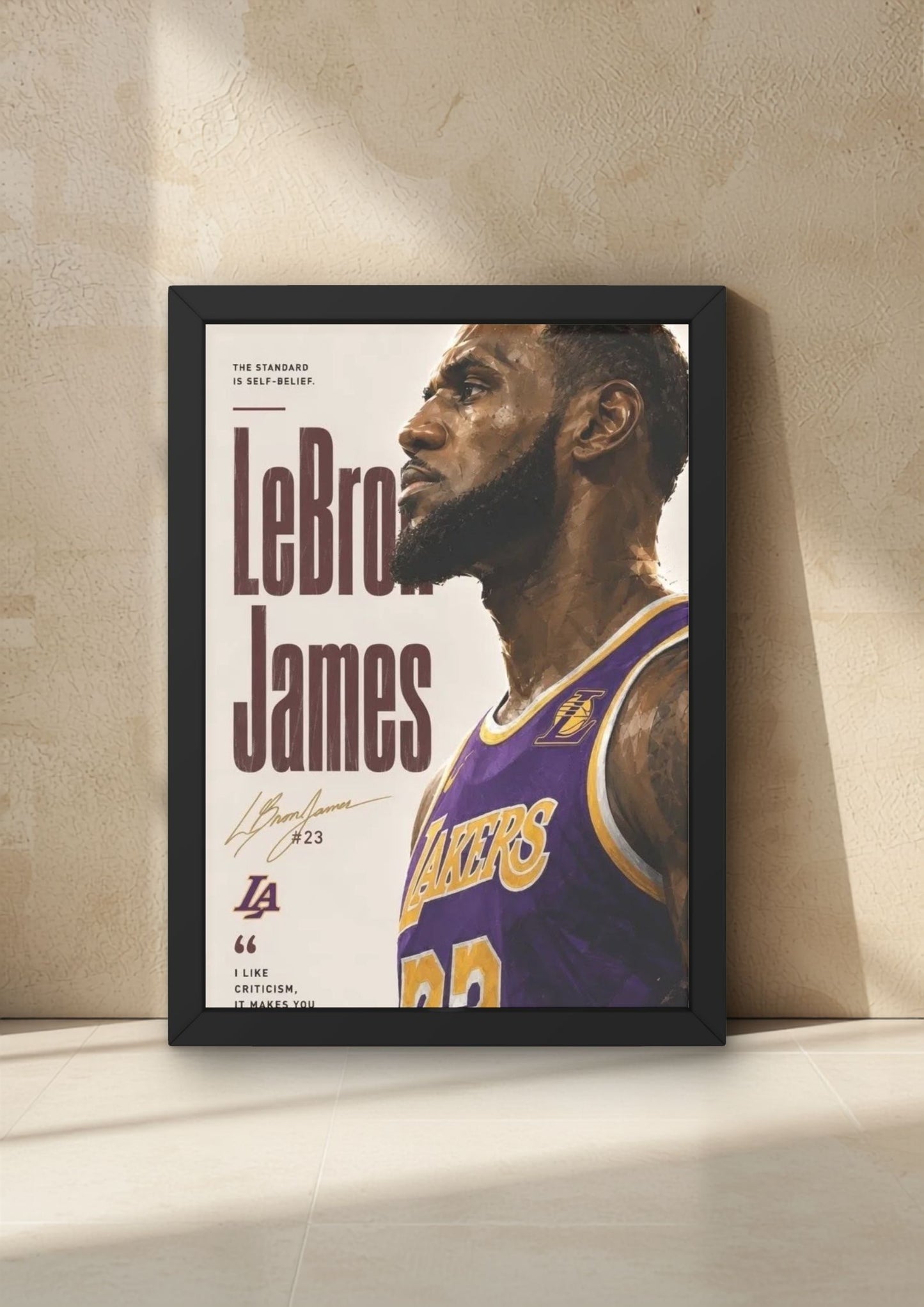 Lebron James Wall Frame