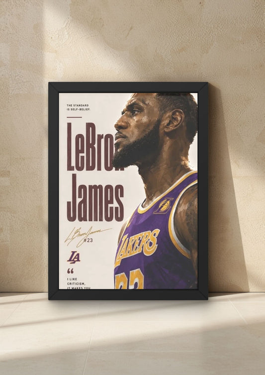 Lebron James Wall Frame