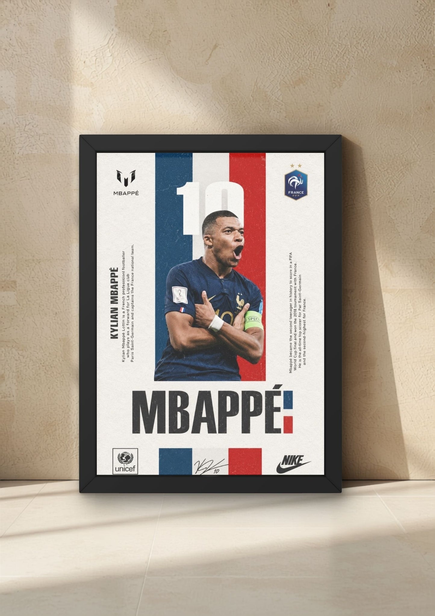 MBAPPÉ Wall Frame