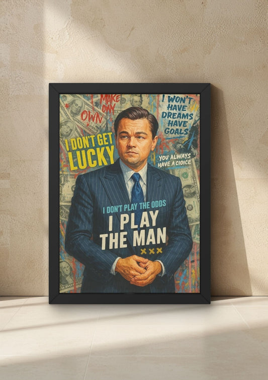 ‘I PLAY THE MAN’ Wall Frame