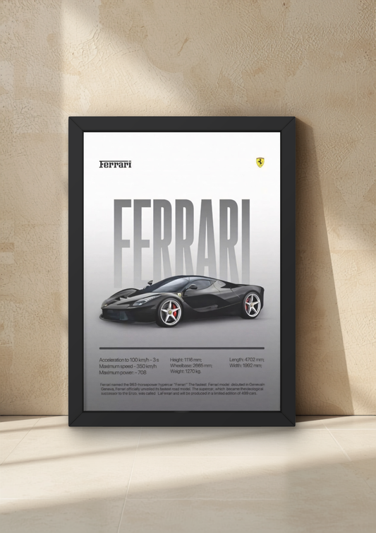 Ferrari Wall Poster