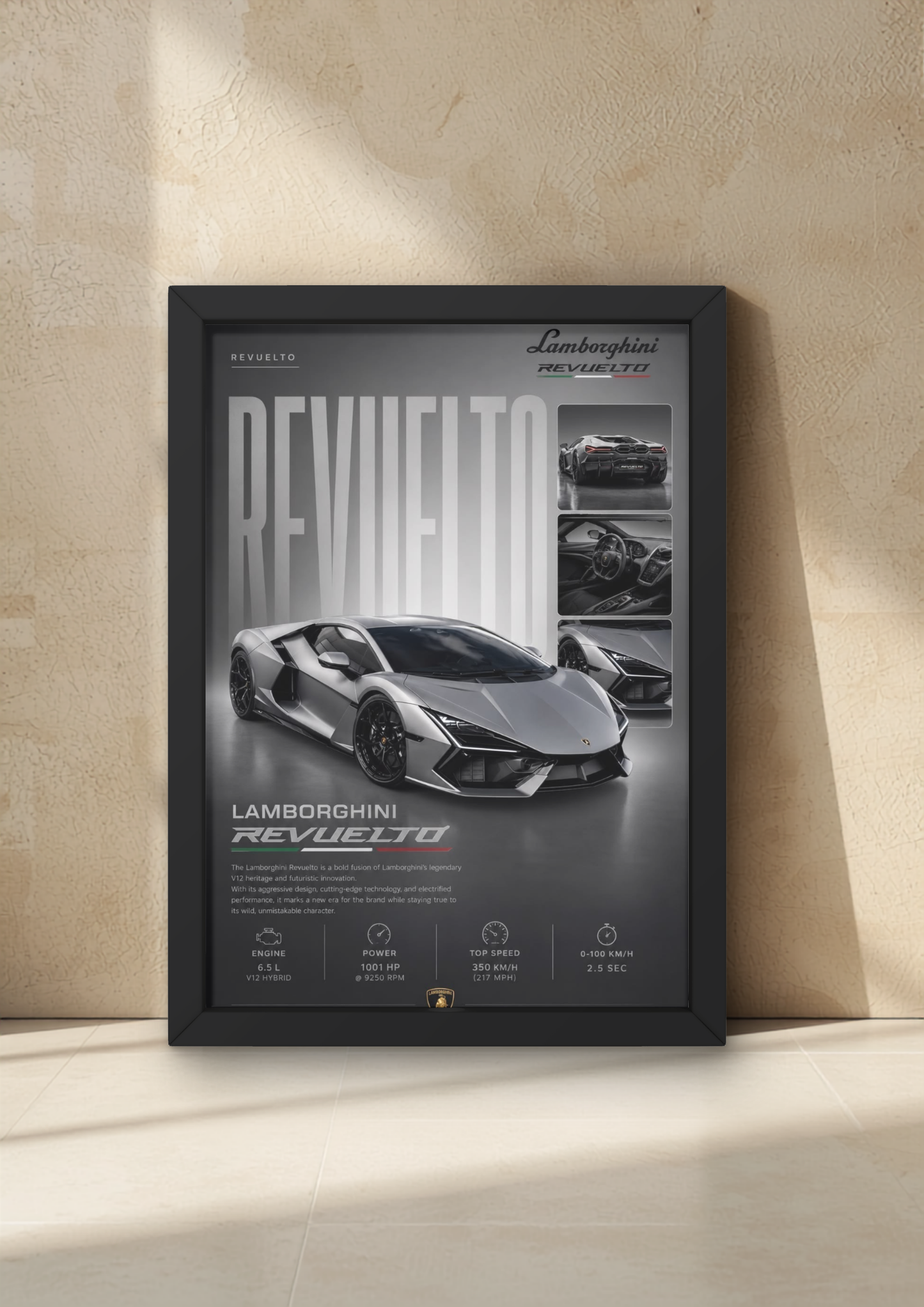 Lamborghini Revuelto Wall Poster
