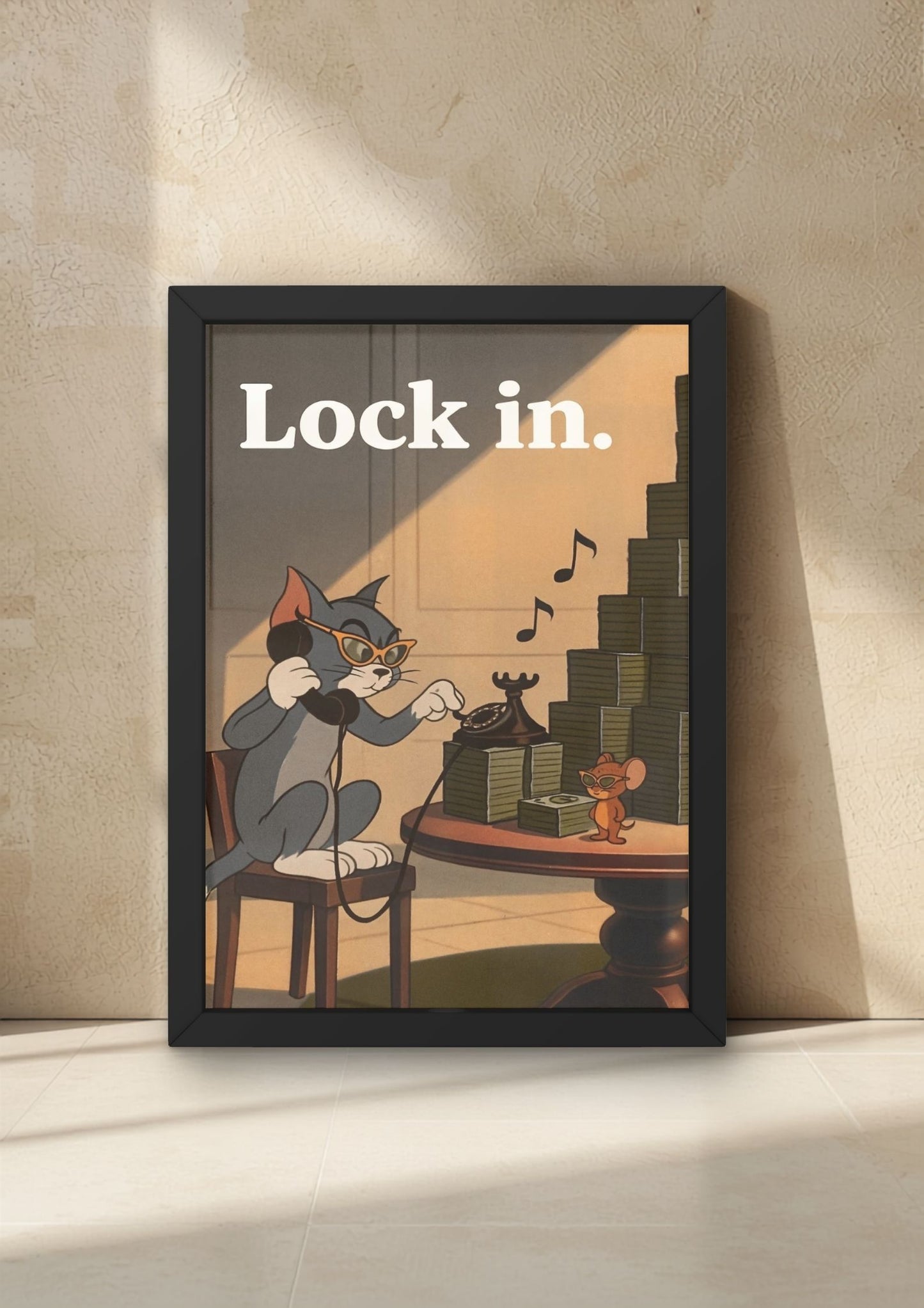 ‘LOCK IN’ Wall Frame