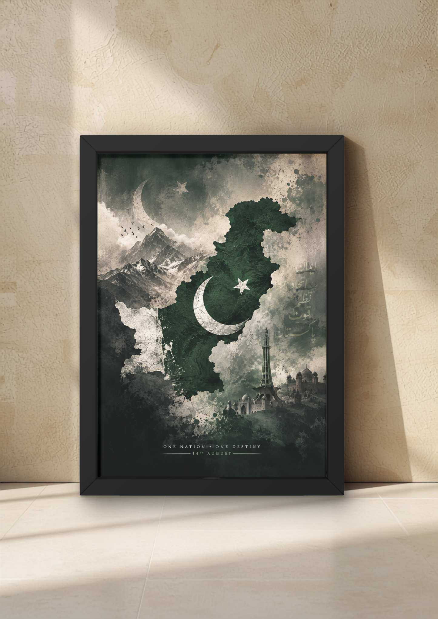 Pakistan Map Wall Art
